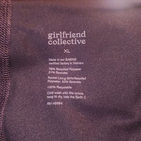 Girlfriend Collective Athletic Gym Workout Tennis Sporty Skort, XL, Black - Picture 8 of 10